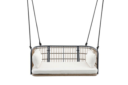 East Green Remy Porch Swing with Cushion | Plow & Hearth