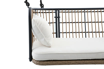 East Green Remy Porch Swing with Cushion | Plow & Hearth