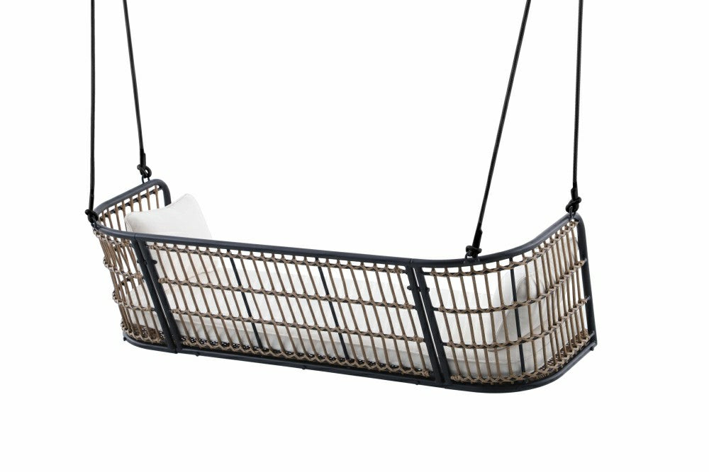 East Green Remy Porch Swing with Cushion | Plow & Hearth