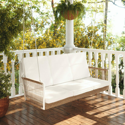 East Green Anderson Porch Swing with Cushions | Plow & Hearth