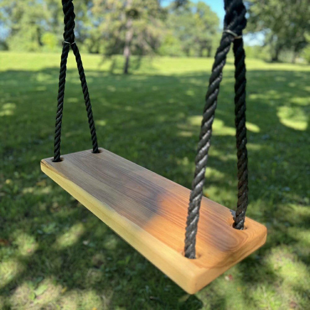 Classic Ash Double Bench Swing | Plow & Hearth