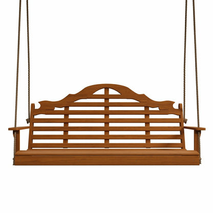 Keystone Amish Co. 5 Foot Milan Red Cedar Porch Swing without Cupholde | Plow & Hearth