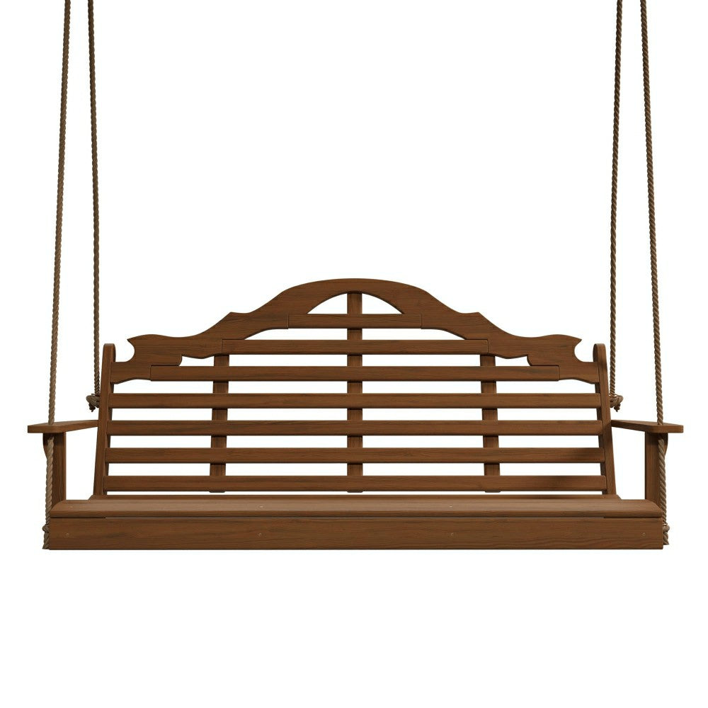 Keystone Amish Co. 5 Foot Milan Red Cedar Porch Swing without Cupholde | Plow & Hearth