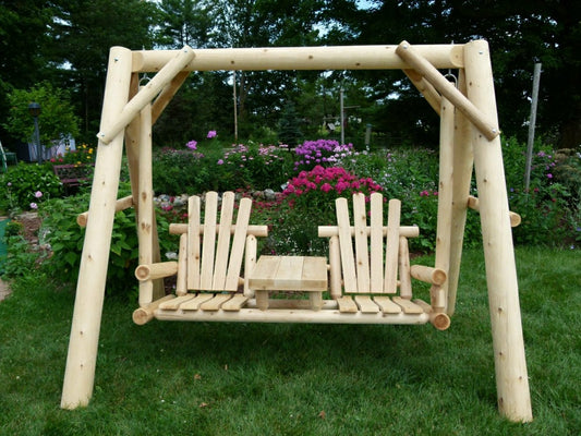 Backyard Wooden Swings for Your Garden | Plow & Hearth