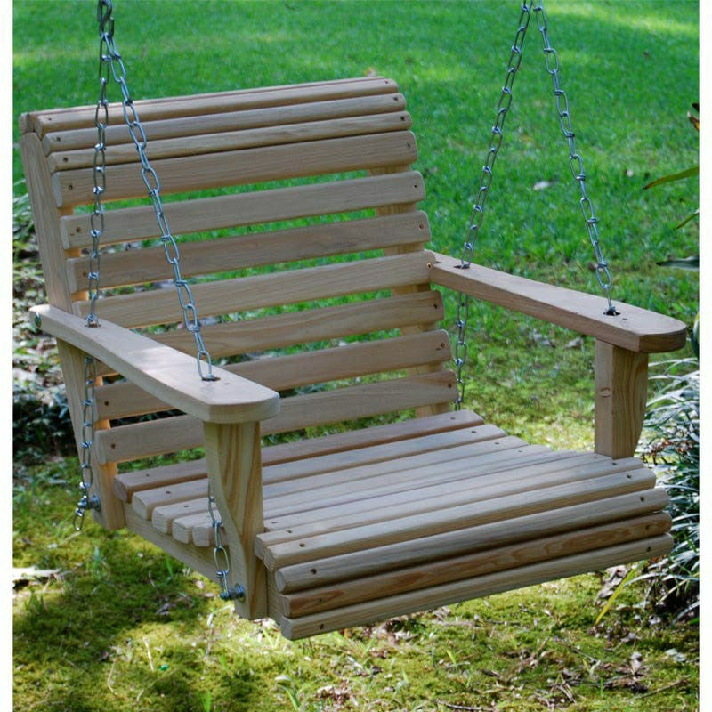 LA Swings Roll Back Swing Chair | Plow & Hearth