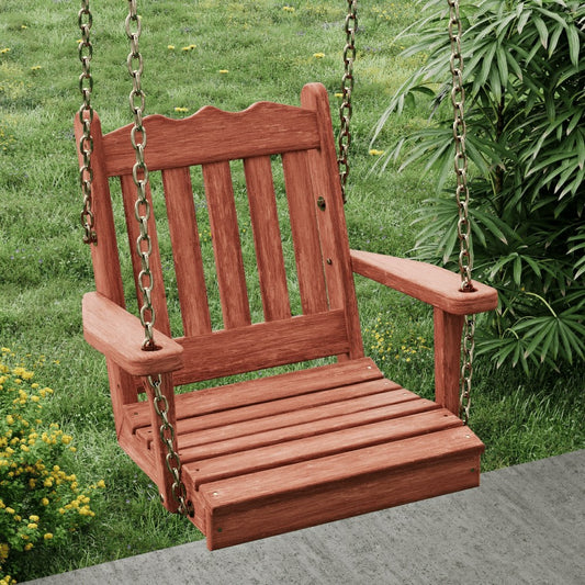 Keystone Amish Co. York Red Cedar Swing Chair | Plow & Hearth