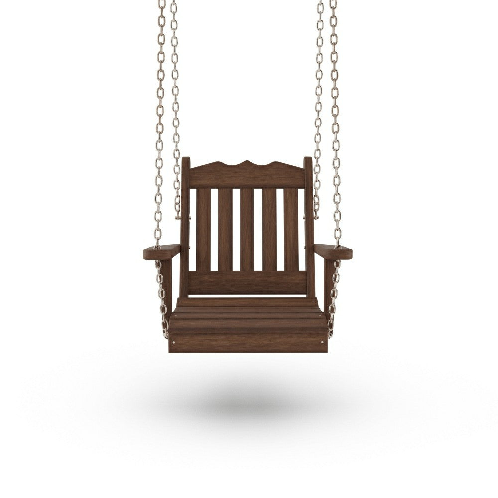 Keystone Amish Co. York Red Cedar Swing Chair | Plow & Hearth