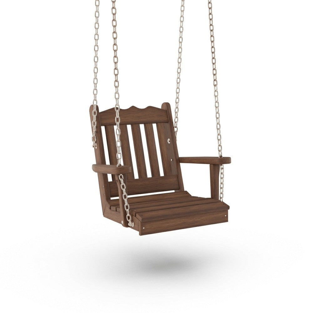 Keystone Amish Co. York Red Cedar Swing Chair | Plow & Hearth