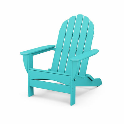 POLYWOOD® Classic Oversized Folding Adirondack Chair | Plow & Hearth