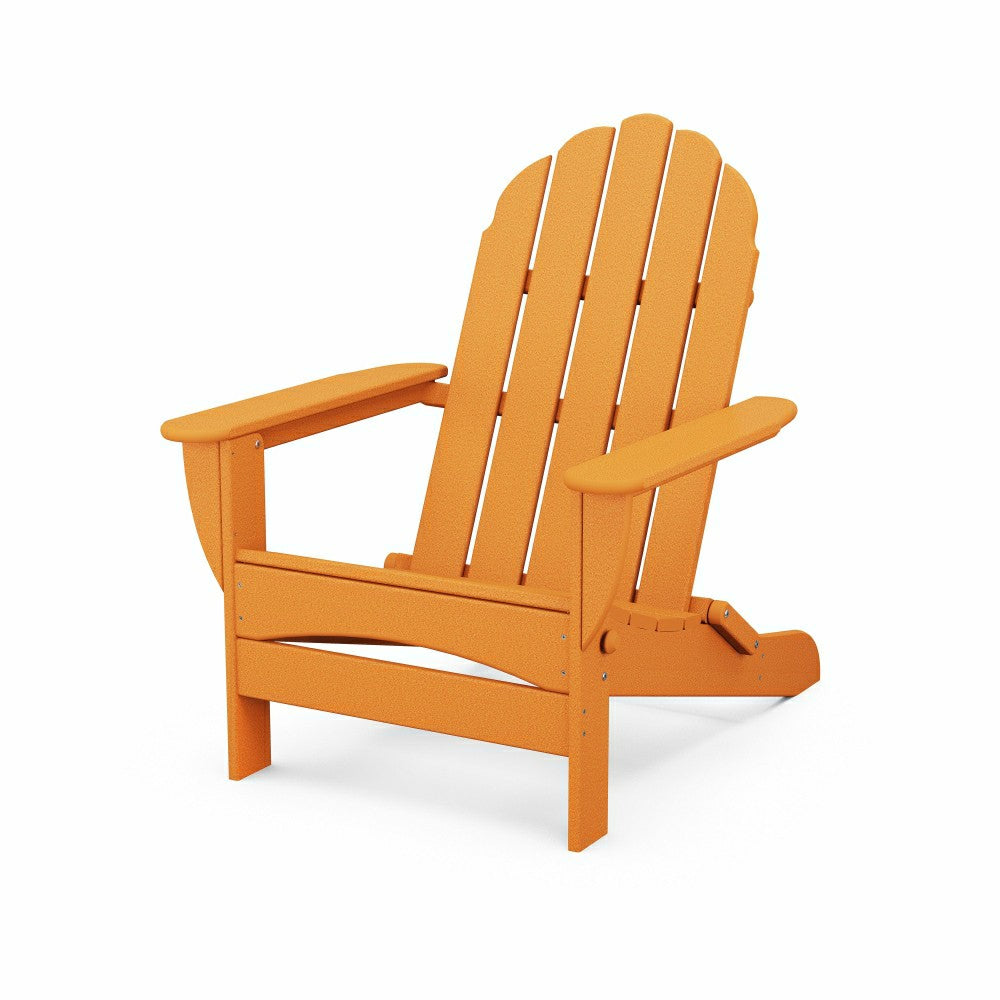 POLYWOOD® Classic Oversized Folding Adirondack Chair | Plow & Hearth