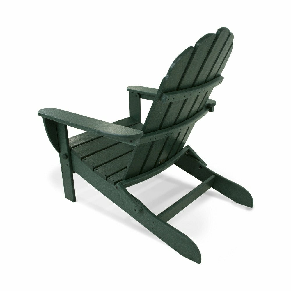 POLYWOOD® Classic Oversized Folding Adirondack Chair | Plow & Hearth