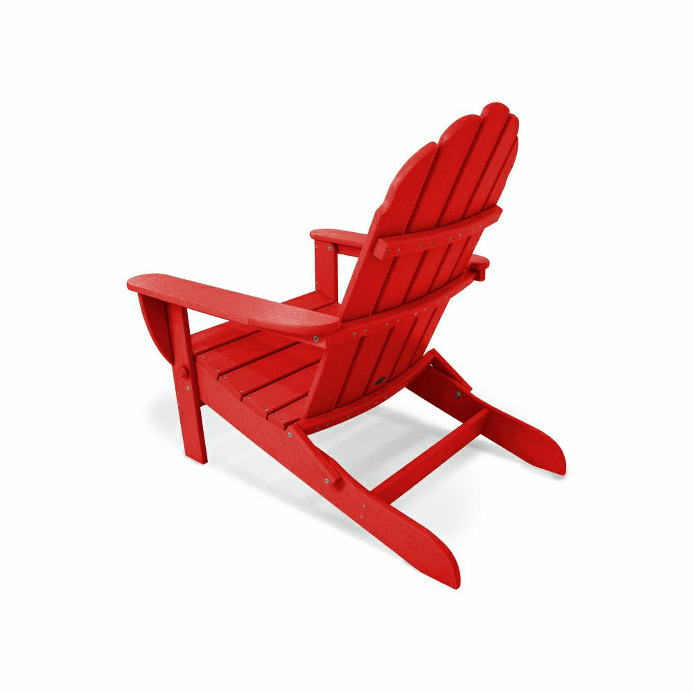 POLYWOOD® Classic Oversized Folding Adirondack Chair | Plow & Hearth
