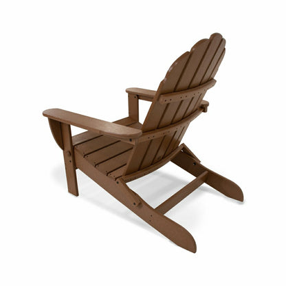 POLYWOOD® Classic Oversized Folding Adirondack Chair | Plow & Hearth