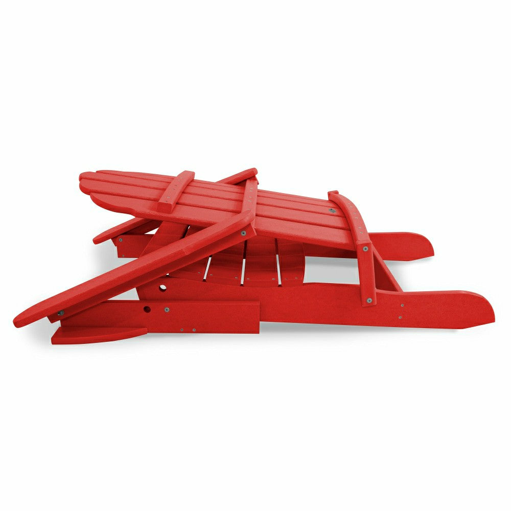 POLYWOOD® Classic Oversized Folding Adirondack Chair | Plow & Hearth