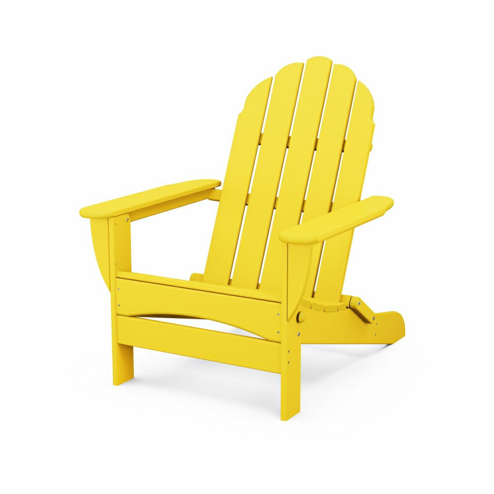 POLYWOOD® Classic Oversized Folding Adirondack Chair | Plow & Hearth