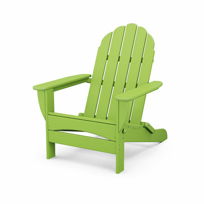 POLYWOOD® Classic Oversized Folding Adirondack Chair | Plow & Hearth