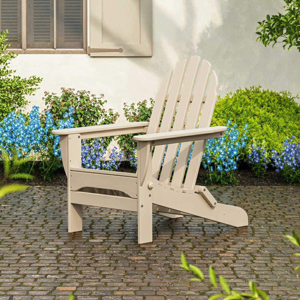 POLYWOOD® Classic Folding Adirondack Chair | Plow & Hearth