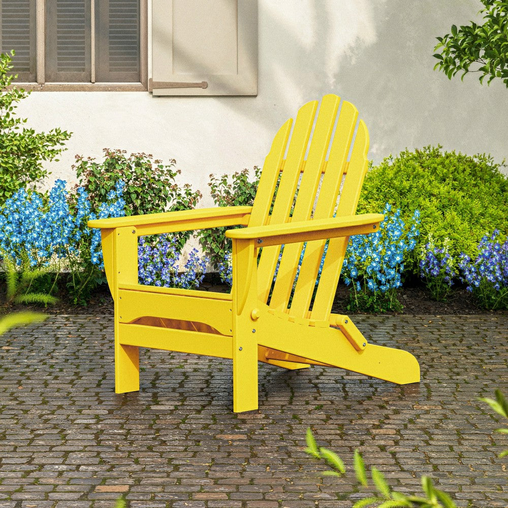 POLYWOOD® Classic Folding Adirondack Chair | Plow & Hearth