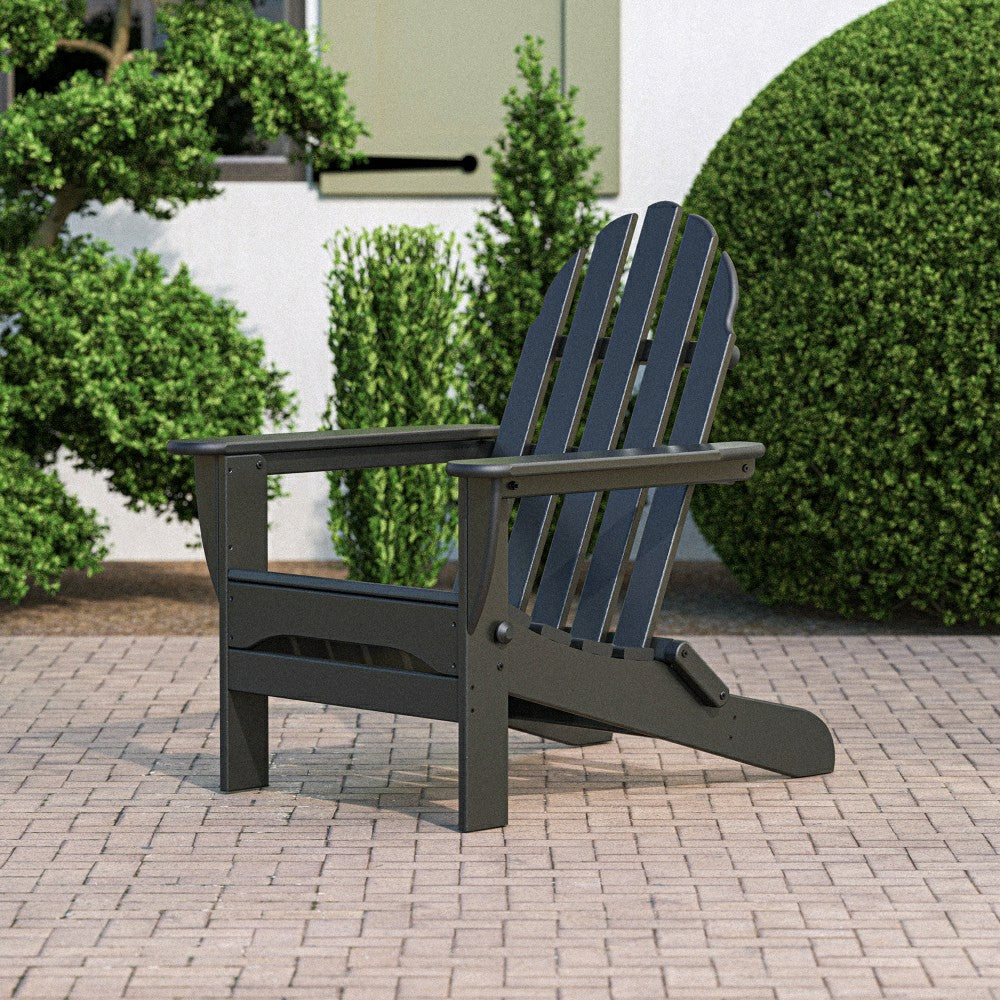 POLYWOOD® Classic Folding Adirondack Chair | Plow & Hearth