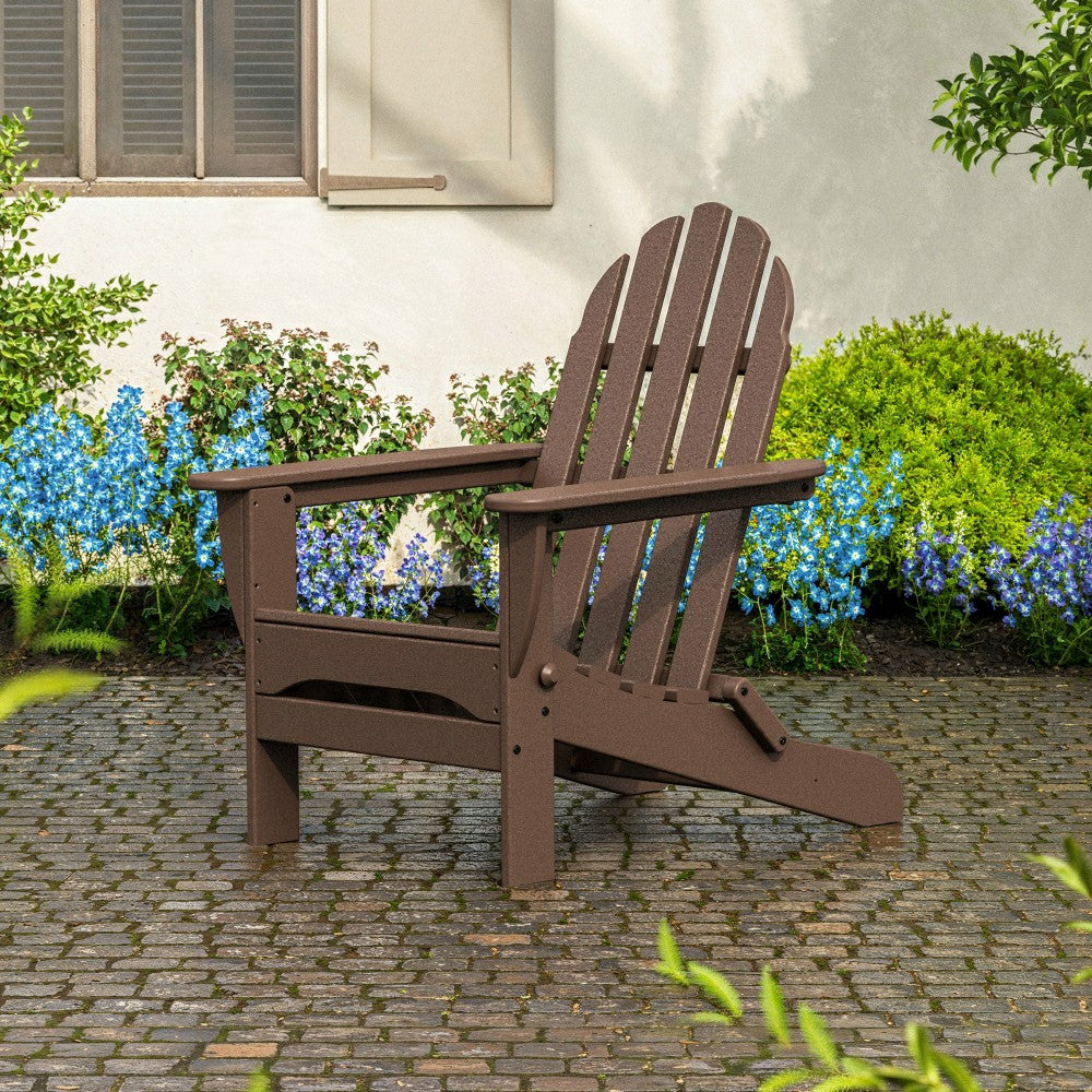 POLYWOOD® Classic Folding Adirondack Chair | Plow & Hearth