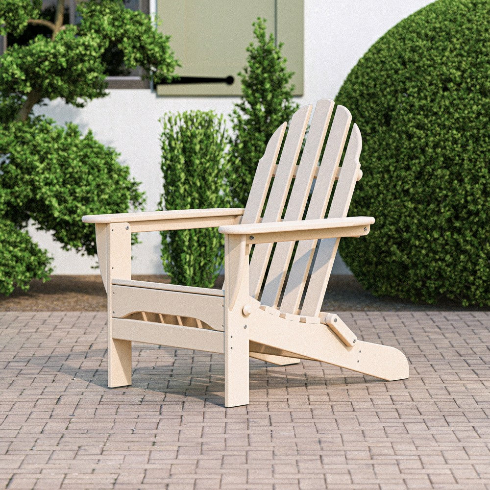 POLYWOOD® Classic Folding Adirondack Chair | Plow & Hearth