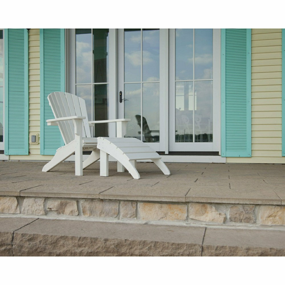 POLYWOOD® Seashell Adirondack Chair | Plow & Hearth