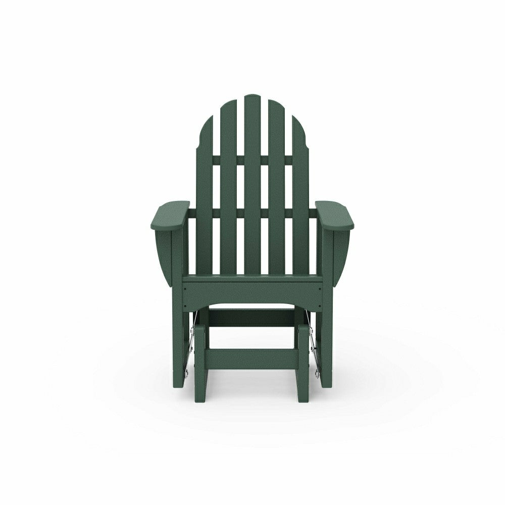 POLYWOOD® Classic Adirondack Glider Chair | Plow & Hearth