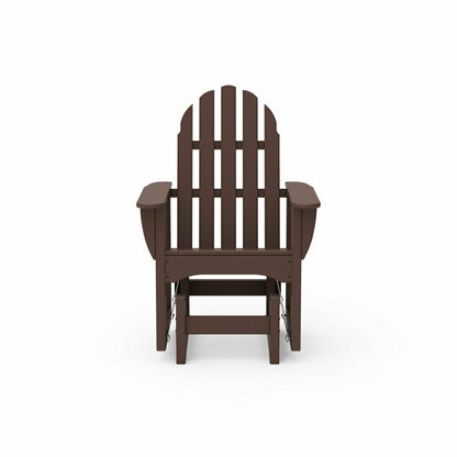 POLYWOOD® Classic Adirondack Glider Chair | Plow & Hearth