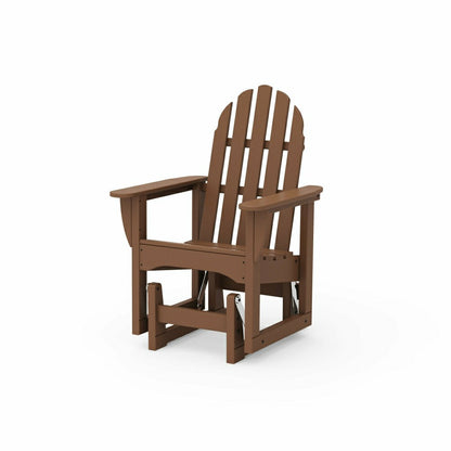 POLYWOOD® Classic Adirondack Glider Chair | Plow & Hearth