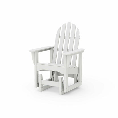 POLYWOOD® Classic Adirondack Glider Chair | Plow & Hearth