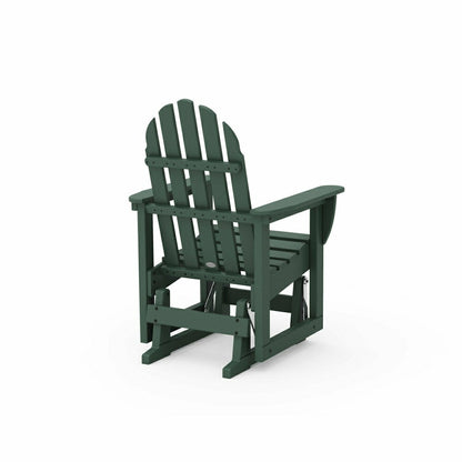 POLYWOOD® Classic Adirondack Glider Chair | Plow & Hearth