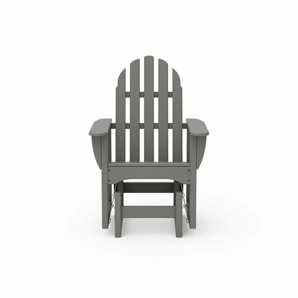 POLYWOOD® Classic Adirondack Glider Chair | Plow & Hearth