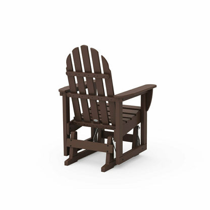 POLYWOOD® Classic Adirondack Glider Chair | Plow & Hearth