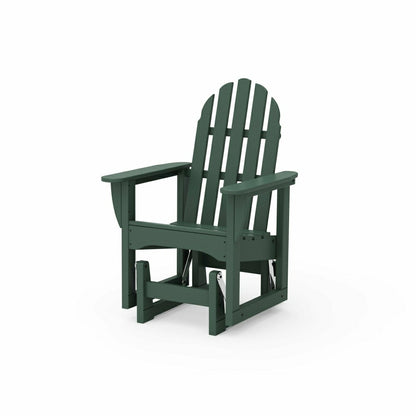 POLYWOOD® Classic Adirondack Glider Chair | Plow & Hearth