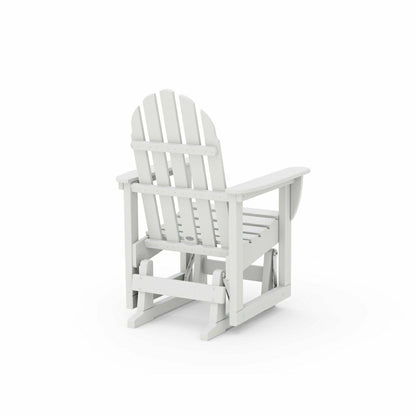 POLYWOOD® Classic Adirondack Glider Chair | Plow & Hearth