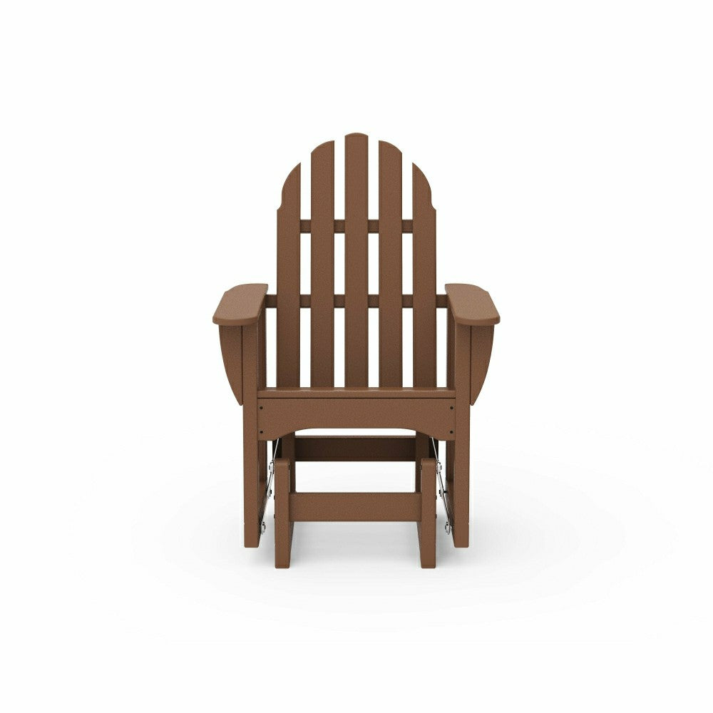 POLYWOOD® Classic Adirondack Glider Chair | Plow & Hearth
