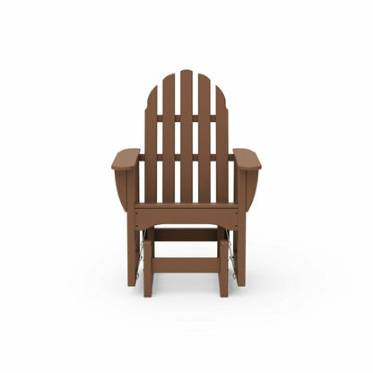 POLYWOOD® Classic Adirondack Glider Chair | Plow & Hearth