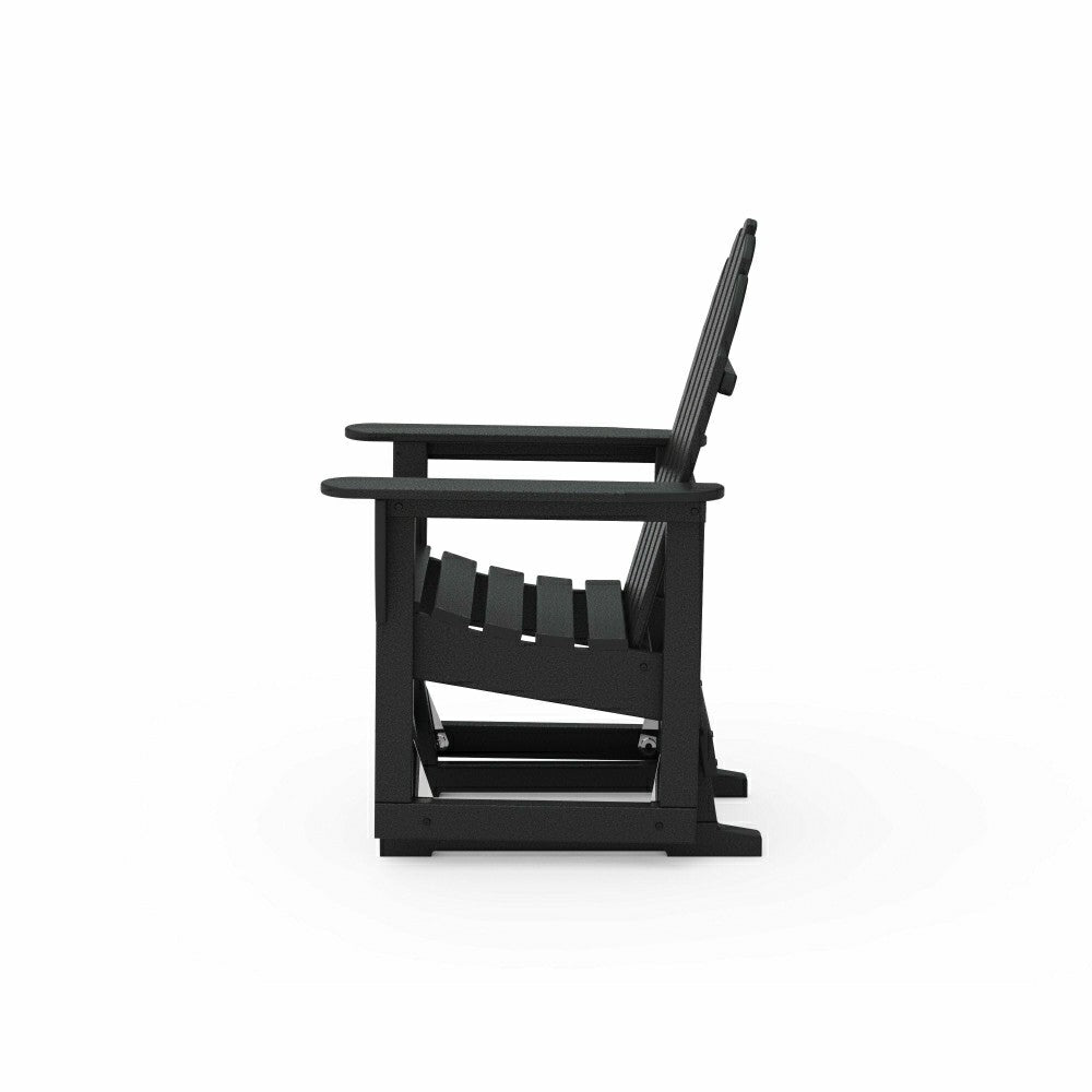 POLYWOOD® Classic Adirondack Glider Chair | Plow & Hearth