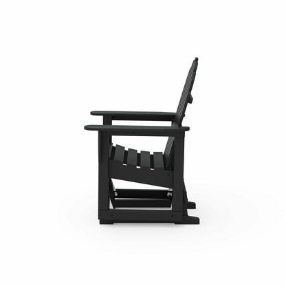 POLYWOOD® Classic Adirondack Glider Chair | Plow & Hearth