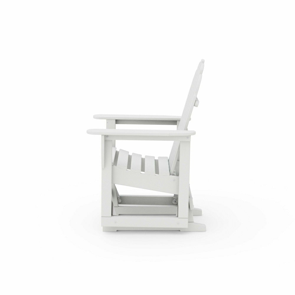 POLYWOOD® Classic Adirondack Glider Chair | Plow & Hearth