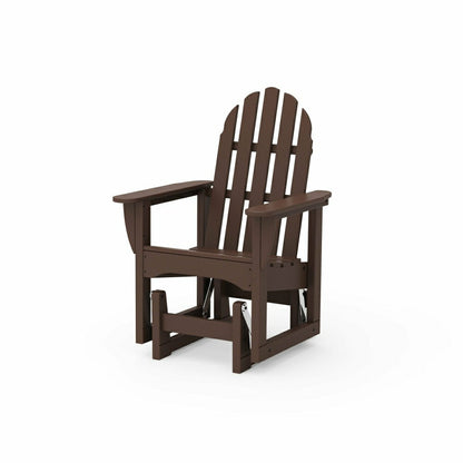 POLYWOOD® Classic Adirondack Glider Chair | Plow & Hearth