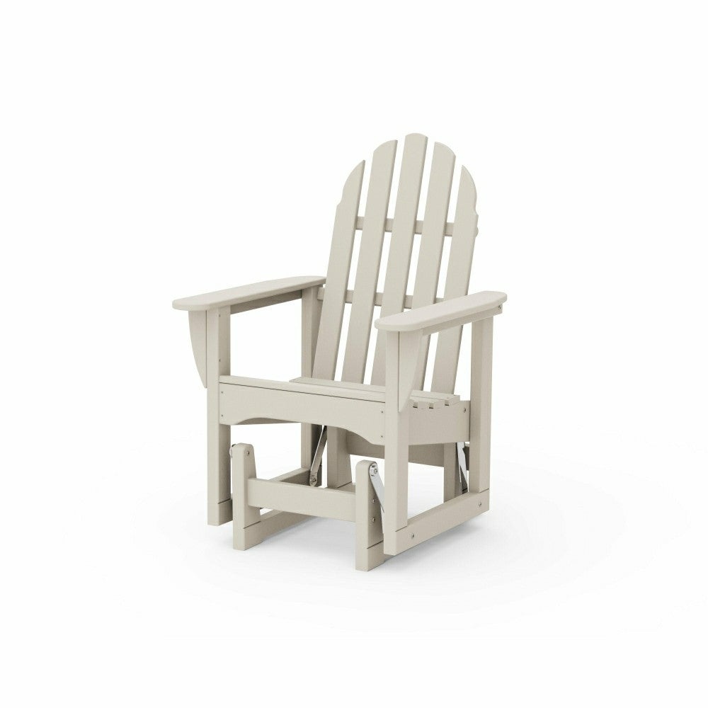 POLYWOOD® Classic Adirondack Glider Chair | Plow & Hearth