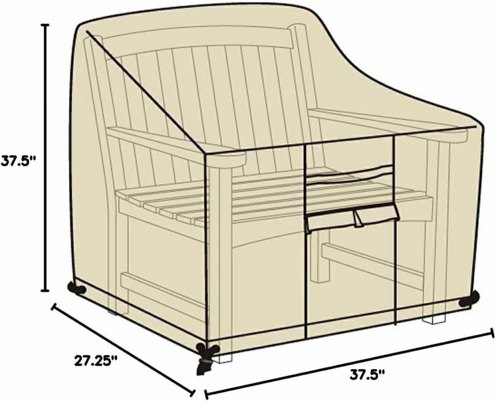 Deluxe Deep Seat Chair Cover | Plow & Hearth