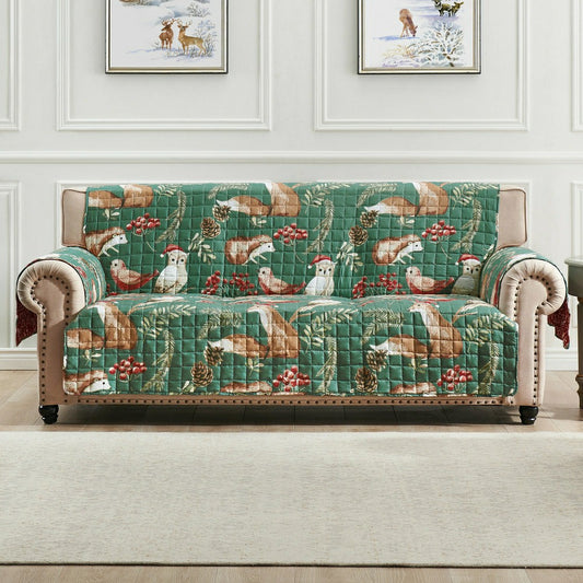 Willow Holiday Reversible Chair Cover | Plow & Hearth
