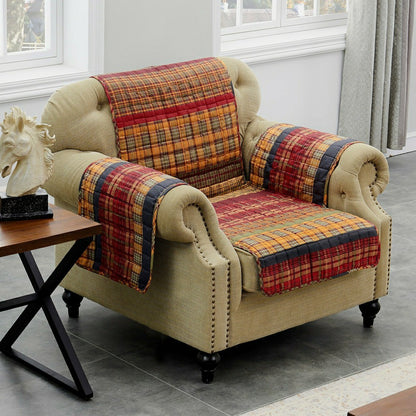 Gold Rush Reversible Chair Cover | Plow & Hearth