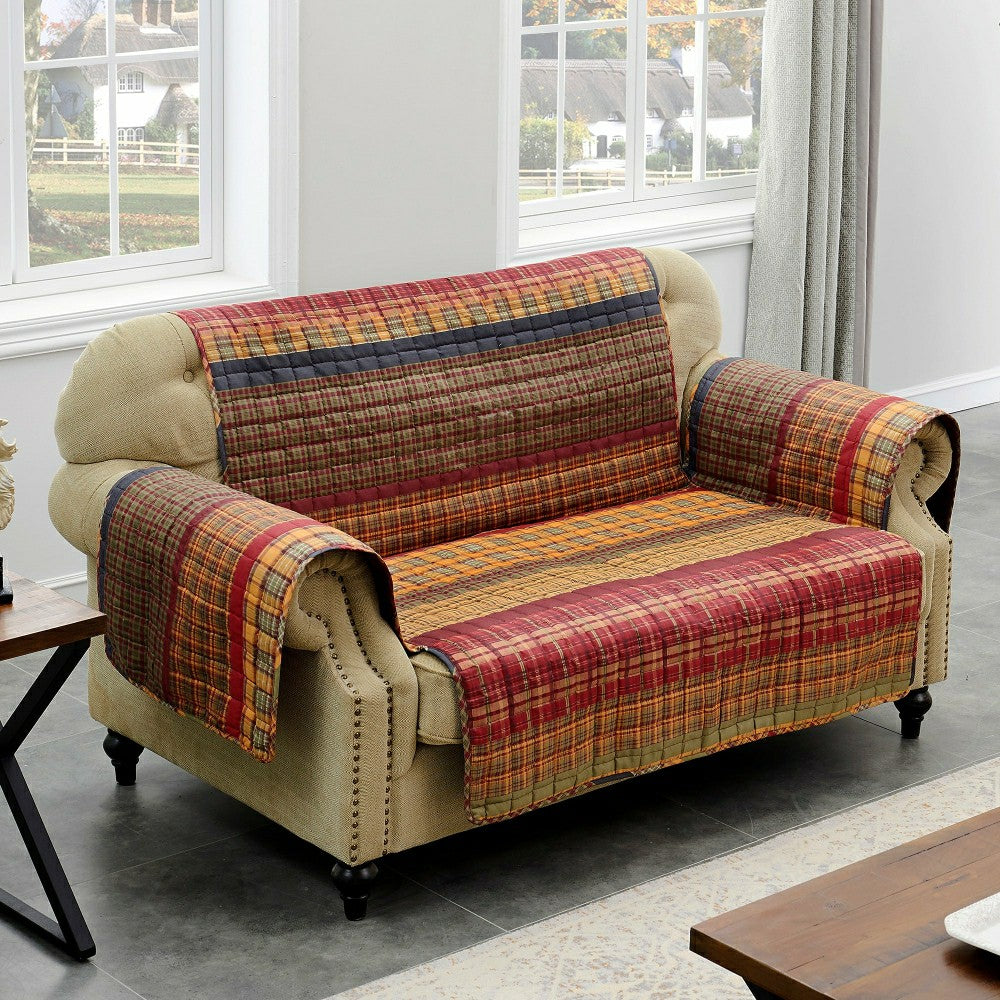 Gold Rush Reversible Chair Cover | Plow & Hearth