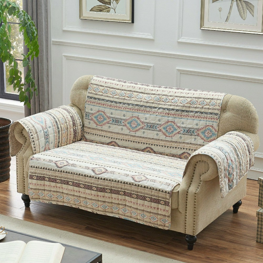 Phoenix Tan Reversible Chair Cover | Plow & Hearth