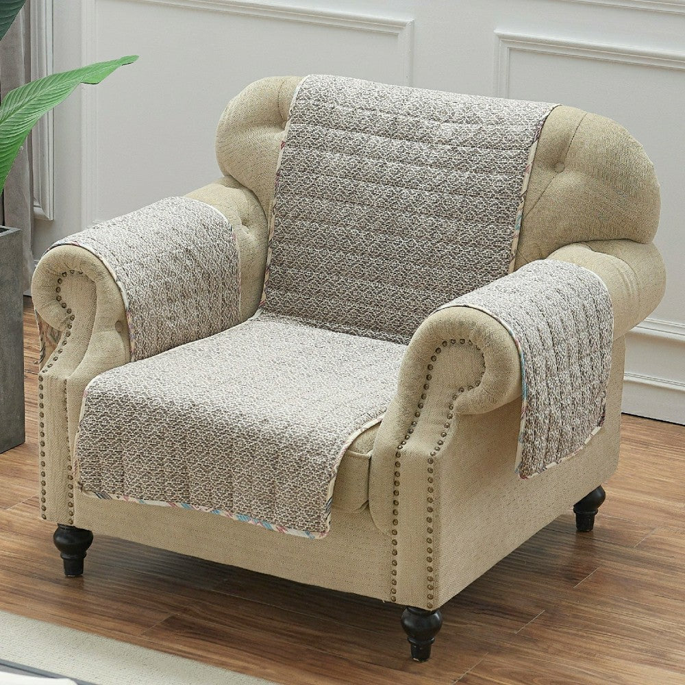 Phoenix Tan Reversible Chair Cover | Plow & Hearth