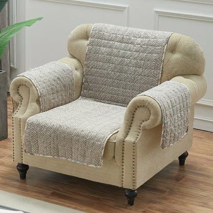 Phoenix Tan Reversible Chair Cover | Plow & Hearth