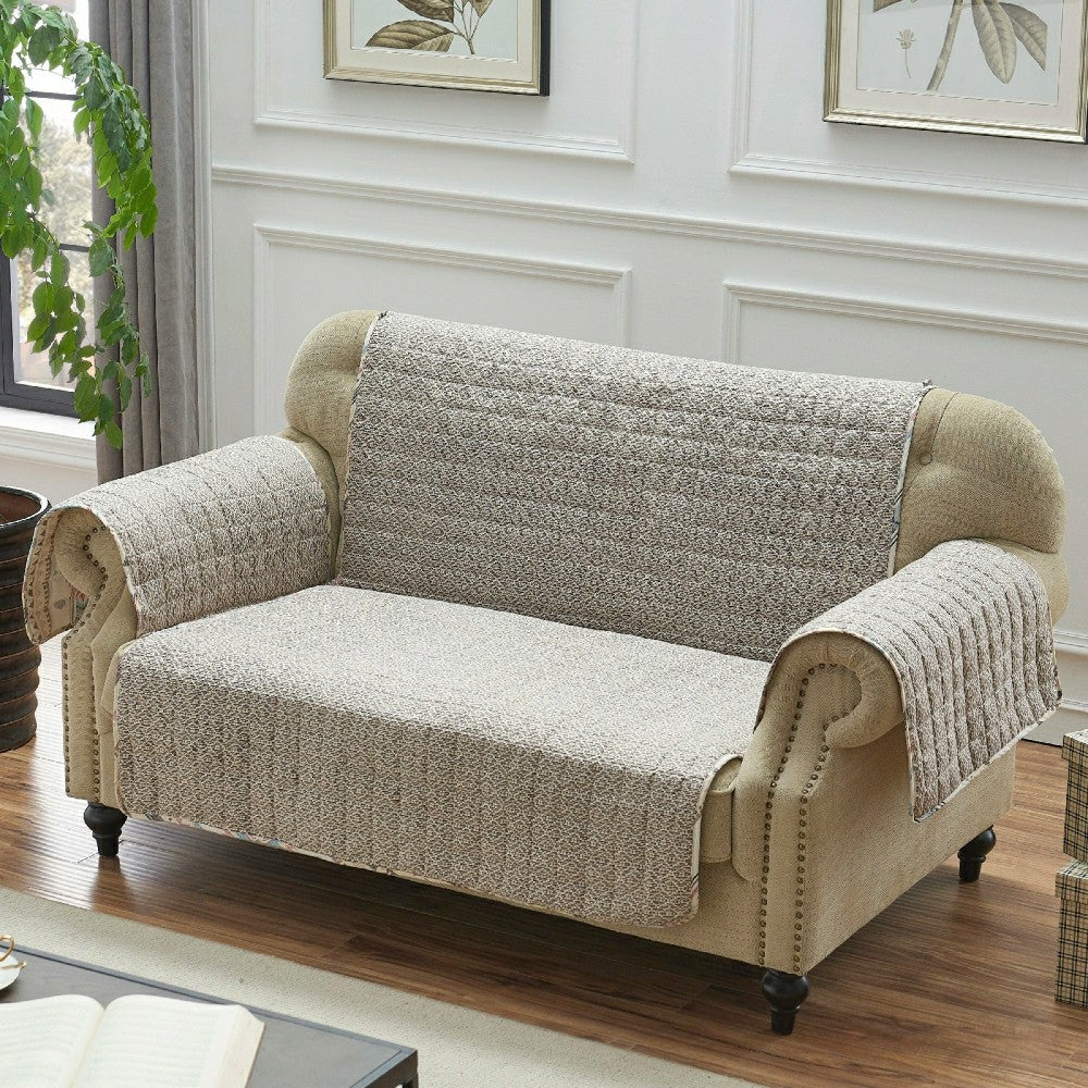 Phoenix Tan Reversible Chair Cover | Plow & Hearth